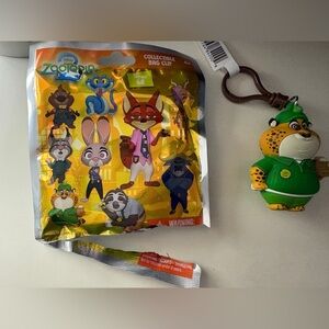 Disney Zootopia 2 Collectible Bag Clip - Clawhauser